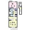 坂本３丁目アパート 1LDKの間取り