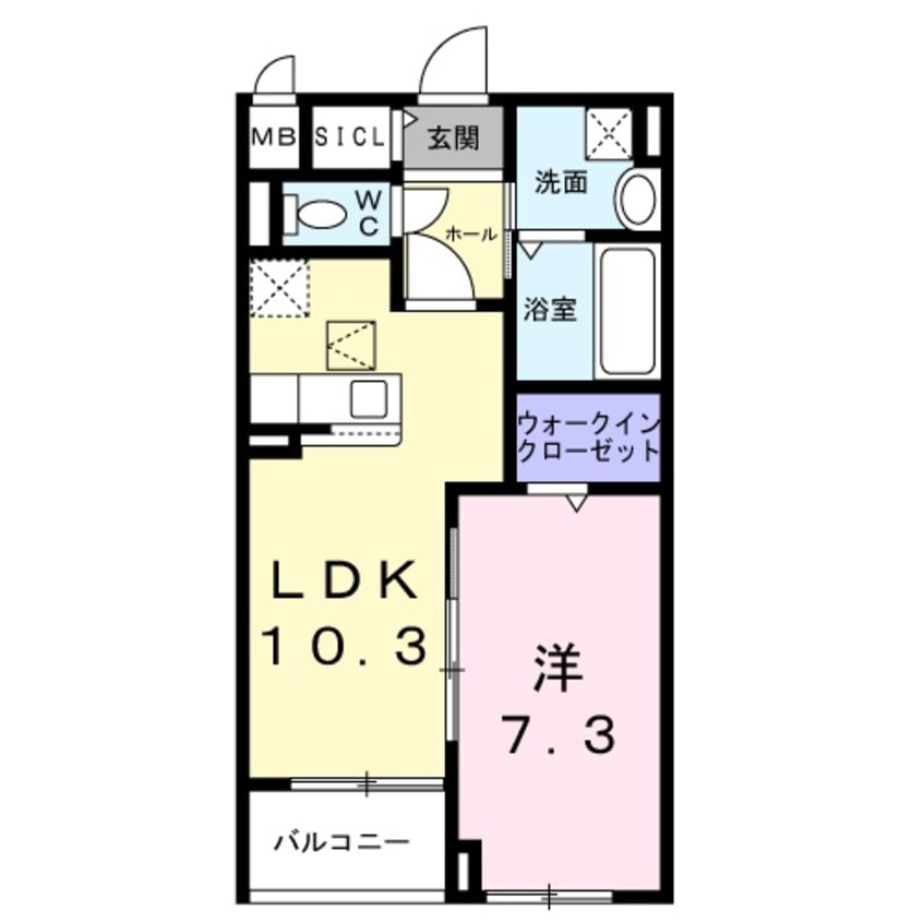 間取図 アストラル　ノーブル