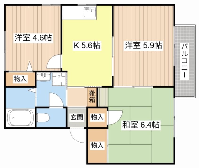間取図 ＭＡＩＳＯＮ　ＬＵＮＡ