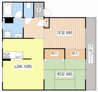 間取図 エスポワール平方