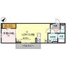 サイドヴェルデ守山 1LDKの間取り