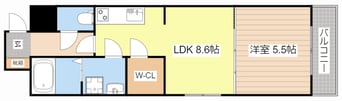 間取図 グランブルー野瀬