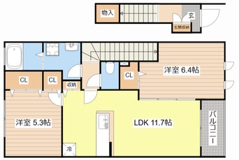 間取図 カサベルデ壱番館