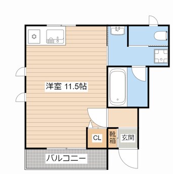 間取図 B・コーポ愛知川