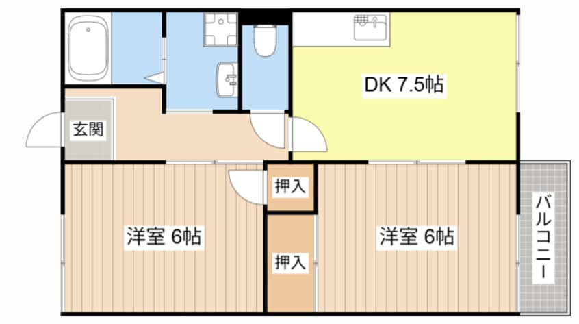 間取図 ヴィラＫ＆Ｋ