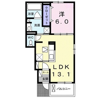 間取図 メディカル・中小路南Ⅰ