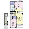 ヴィオラ　フィオーレ 2LDKの間取り