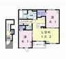 サン　ルーラルⅣ 2LDKの間取り