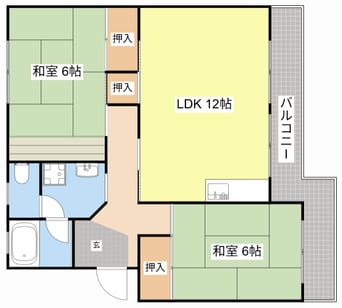 間取図 エイトハイツ坂本