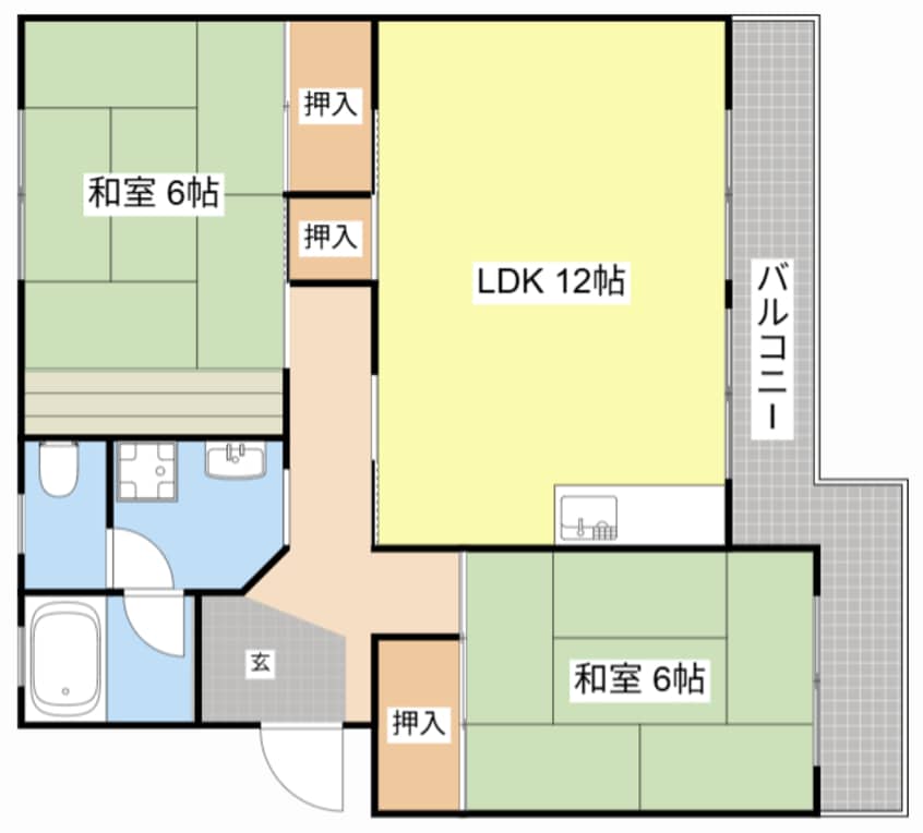 間取図 エイトハイツ坂本