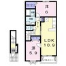 Ｒｉｒｉａ　Ⅶ　Ⅴ 2LDKの間取り