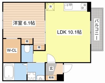 間取図 クレスト大戌亥　3号館