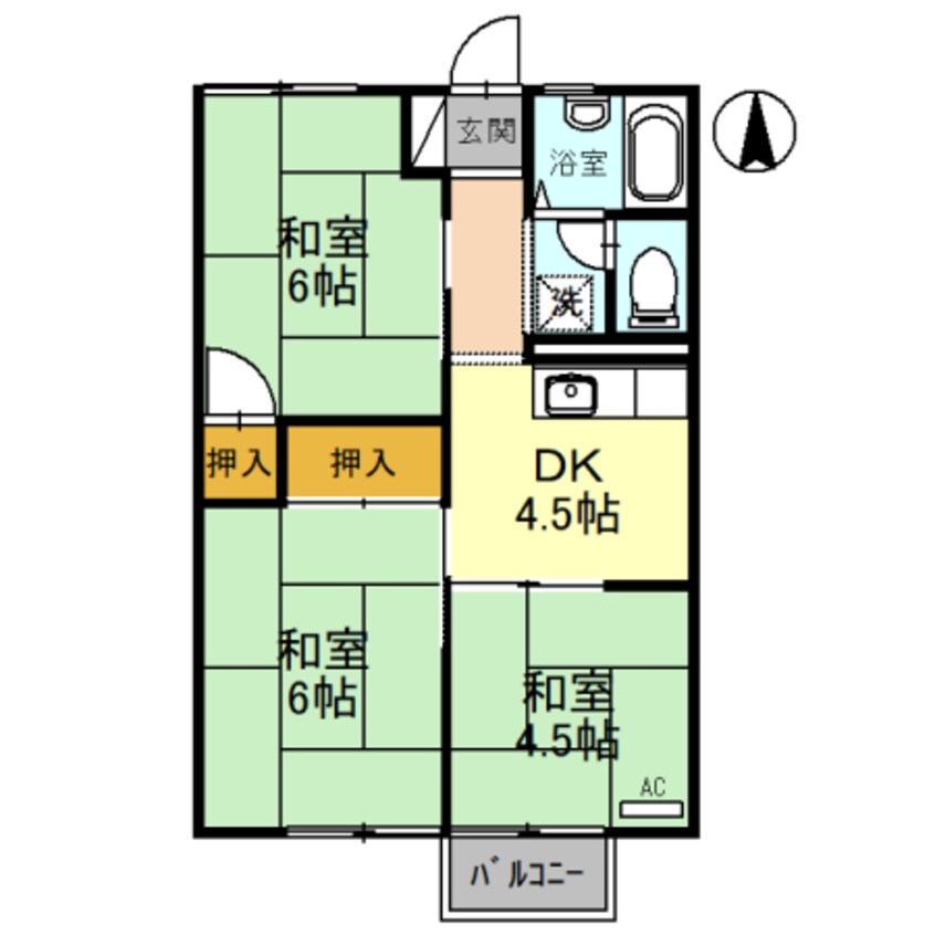 間取図 ユニハイム
