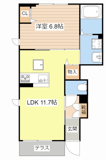 間取図 シャーメゾン杉山