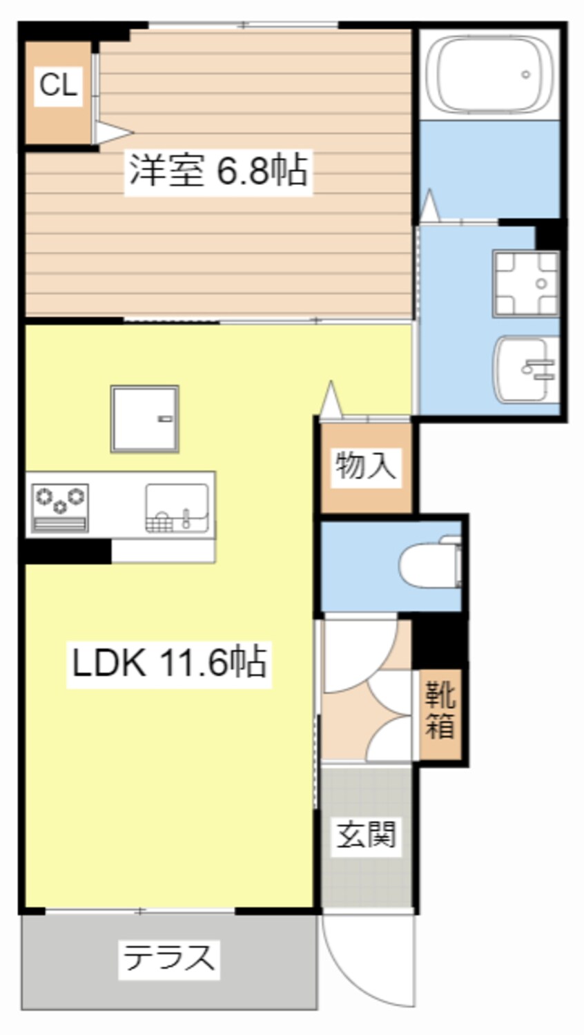 間取図 シャーメゾン杉山