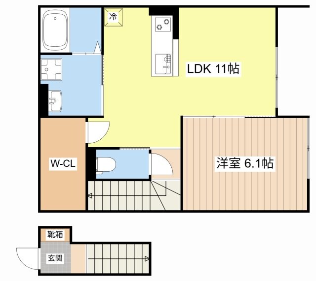 間取り図 エトワール下坂浜A