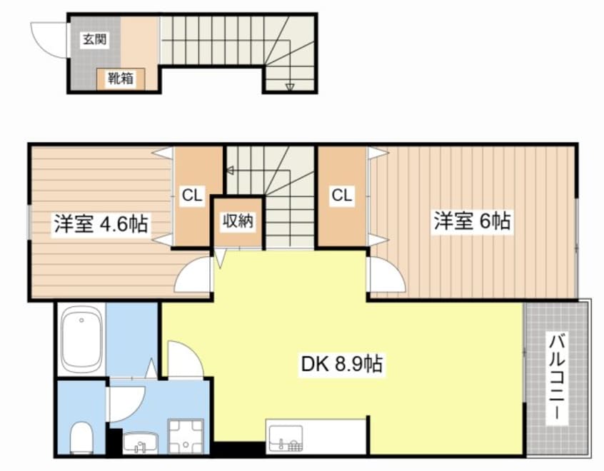 間取図 ソレアードフロレスター