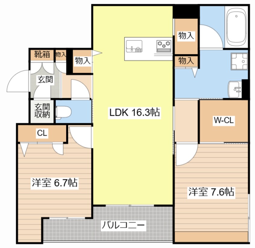 間取図 シャーメゾン草津プレミア
