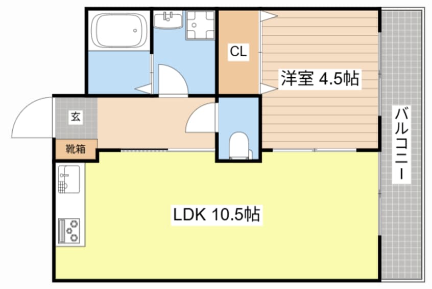 間取図 メゾン皇子が丘