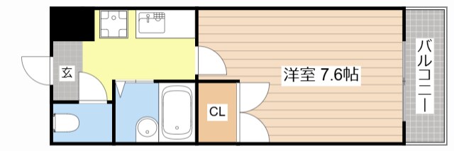 間取り図 ピーチハイム福井Ⅱ