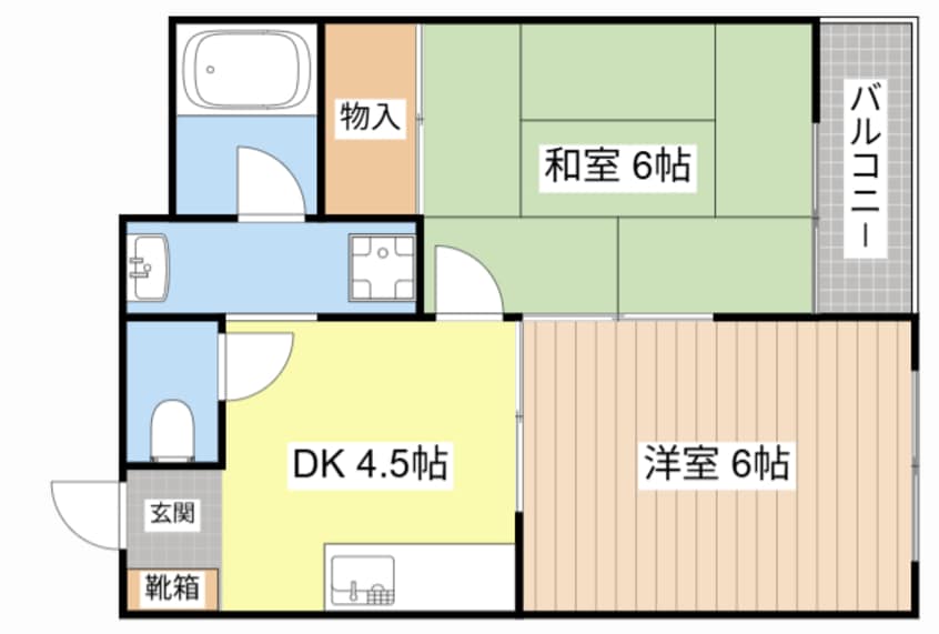 間取図 ヴェルデ比叡山
