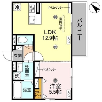 間取図 D-ROOM平井A棟