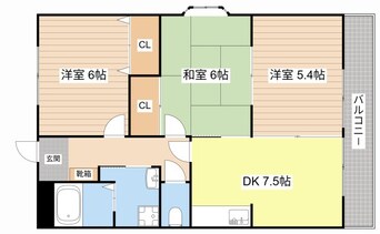 間取図 ヴィラバーデンバーデン