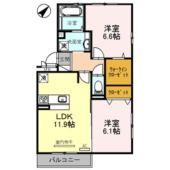 間取図 ラヴィベル彦根