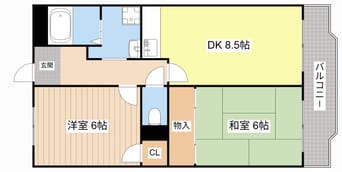 間取図 メゾンクレーネ