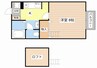 ノースヴィレッジⅠ 1Kの間取り