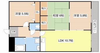 間取図 フォルクス淡海