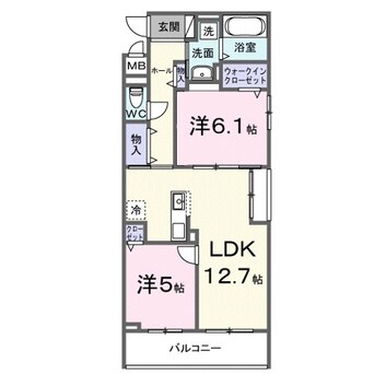 間取図 ノルド　フィウーメ