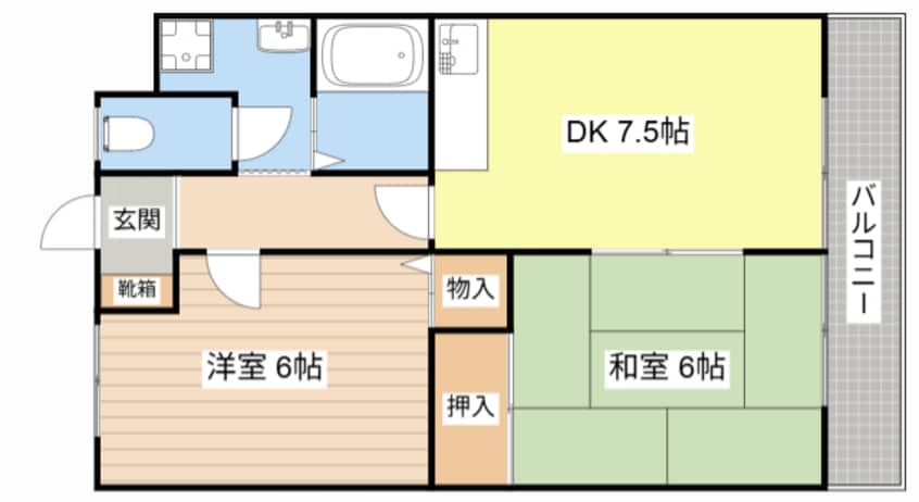 間取図 サンクリエート瀬川