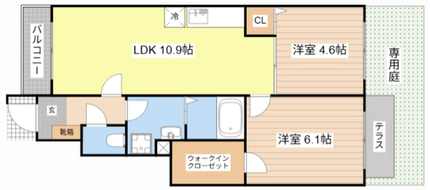 間取図 サニーコート花しょうぶ