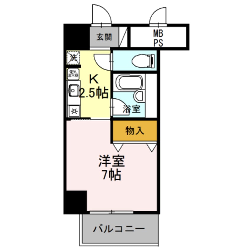 間取図 サンタウン竹鼻　A