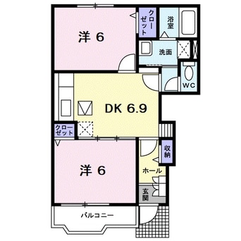 間取図 Ｌｉｔｔｌｅ　Ｆｏｒｅｓｔ　Ⅰ