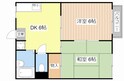 コスモ市川’94 Ｂ棟の間取図