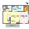 BRANSIA出町（ブランシア） 1LDKの間取り