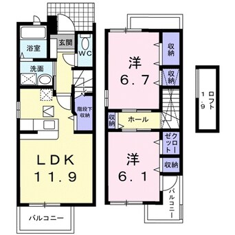 間取図 ベル　ジョイ　Ｃ