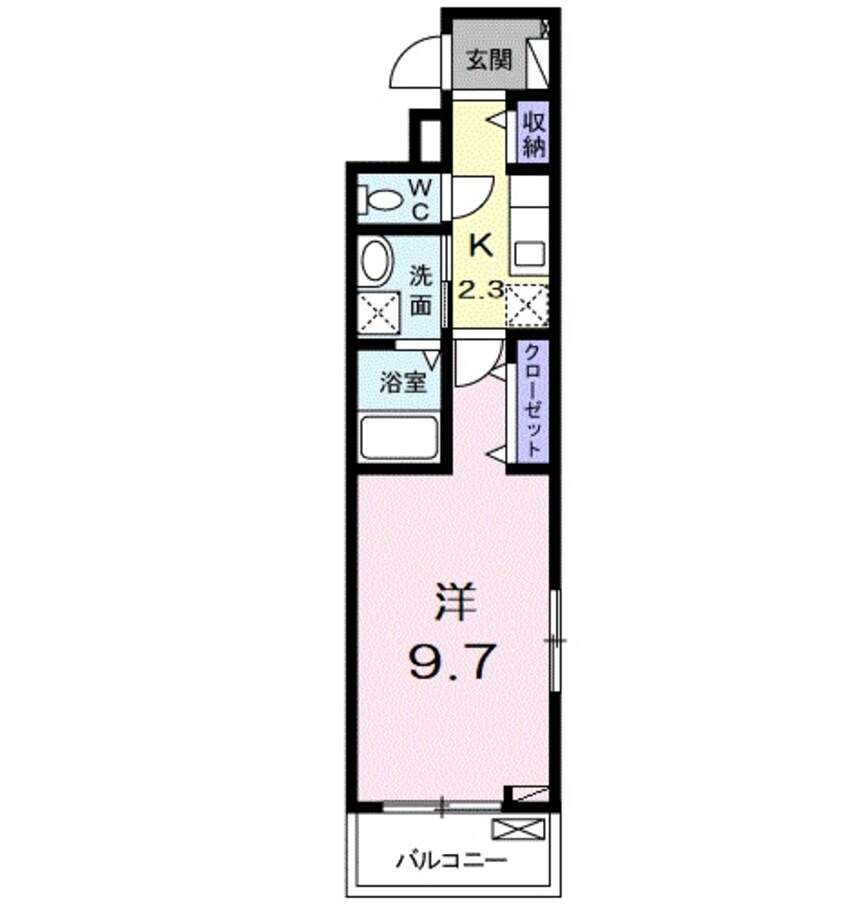 間取図 ジェルメ　コンフォート