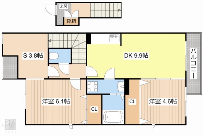 間取図 シャルマンハウス