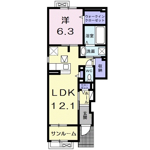 間取り図 カーサ　アリエッタ
