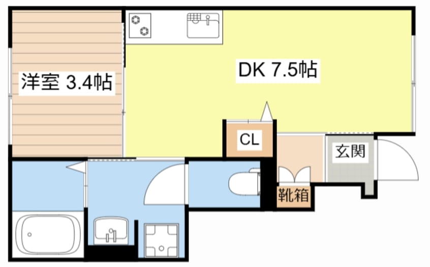 間取図 East Court Kanta