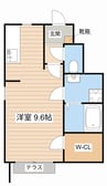 プリムローズ１番館 1Rの間取り