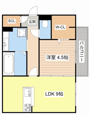 間取図 ホワイトクレイン野洲