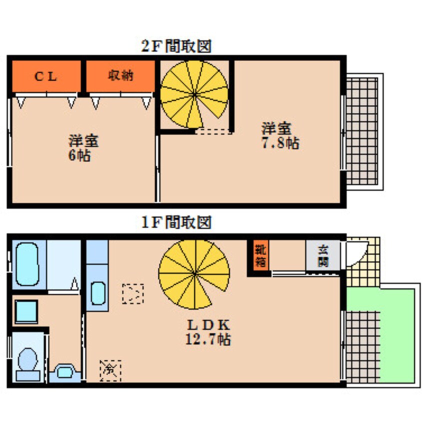 間取図 Ｂｅｌｌｅｄｅｍｅｕｒｅ石塚