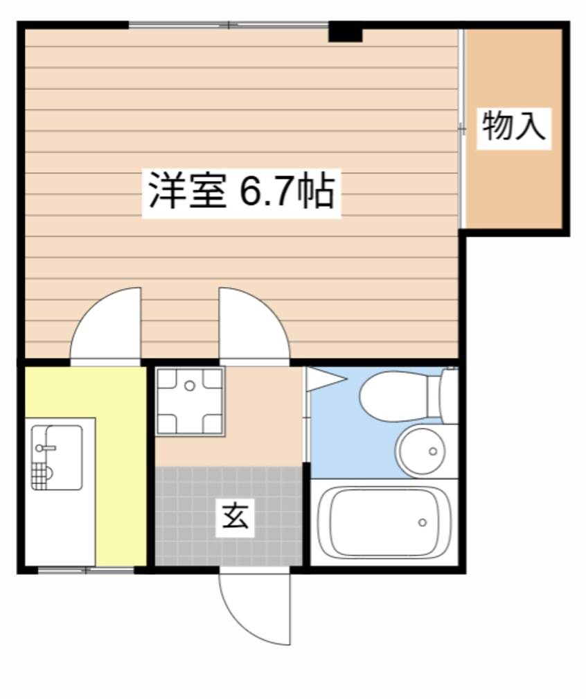 間取図 梅ノ木ハイツ