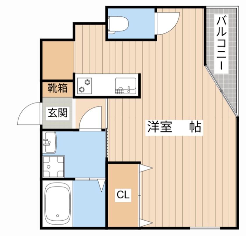 間取図 フォンテーヌ金亀