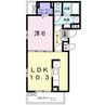アビタシオン河瀬駅前 1LDKの間取り