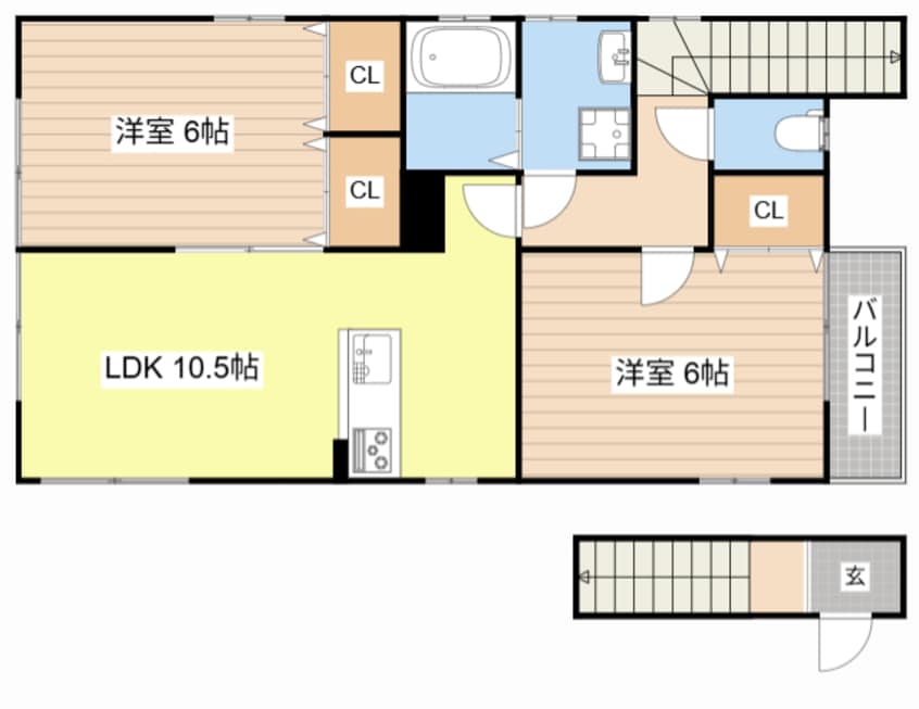 間取図 エスペランサU